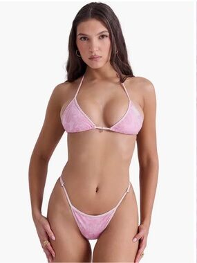 House of CB Paisley Y2K Bikini Top